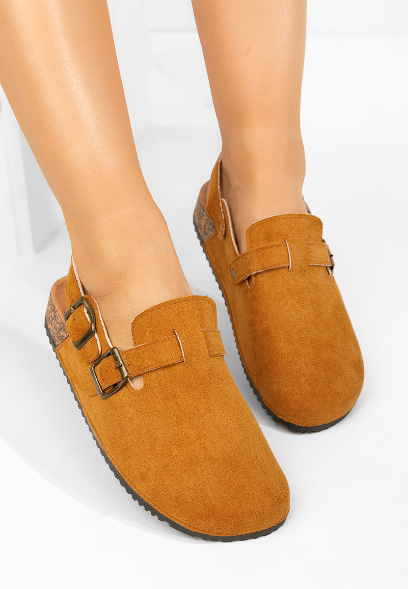 Zoccoli donna Nedenia camel