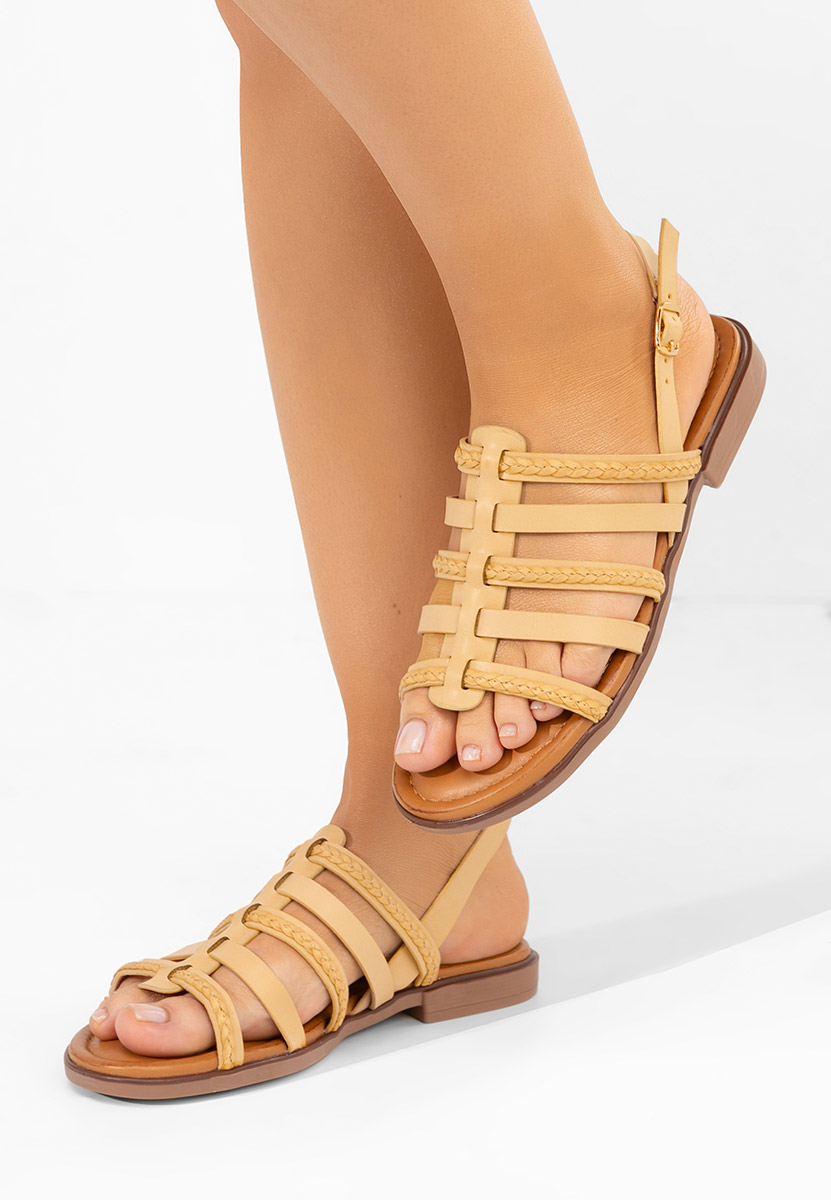 Sandali bassi Aminta beige