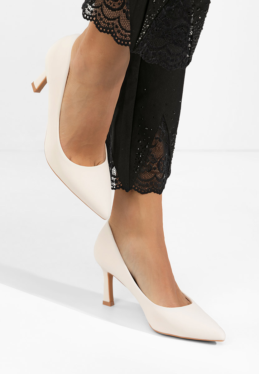 Décolleté tacco a spillo Patricka V2 bianchi