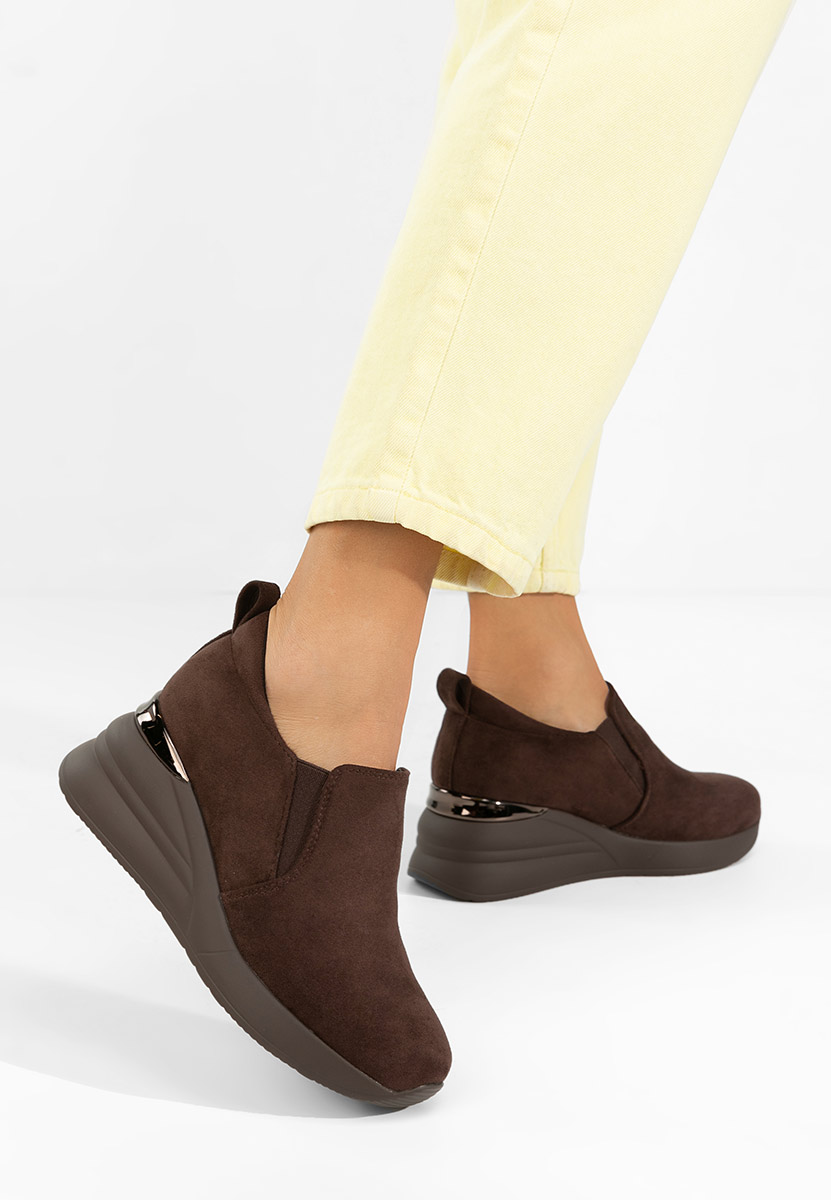 Scarpe con plateau Leanne V2 marrone