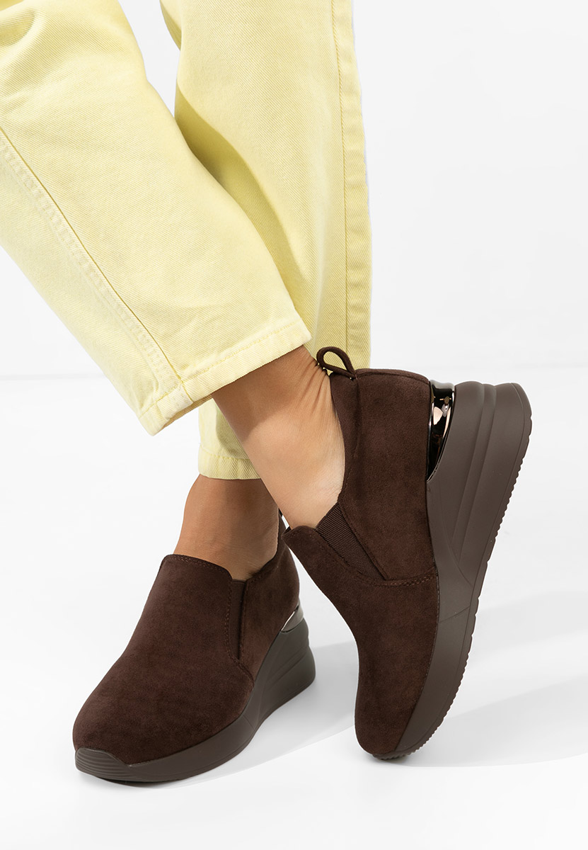 Scarpe con plateau Leanne V2 marrone