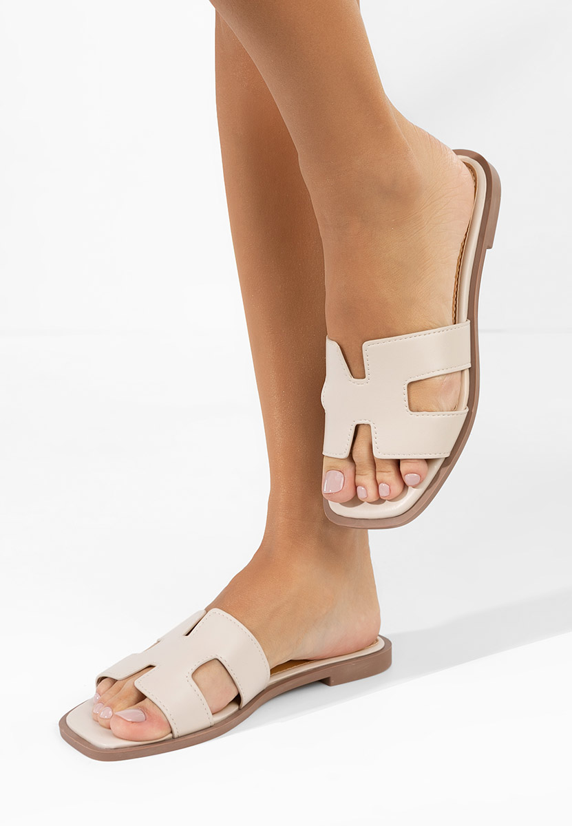 Ciabatte donna Lecya beige