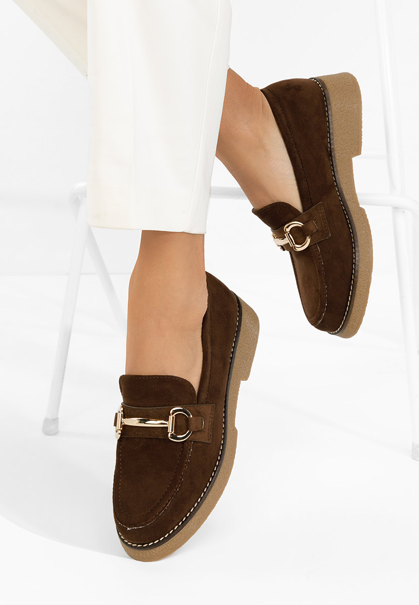 Mocassini da donna Ylenia marrone