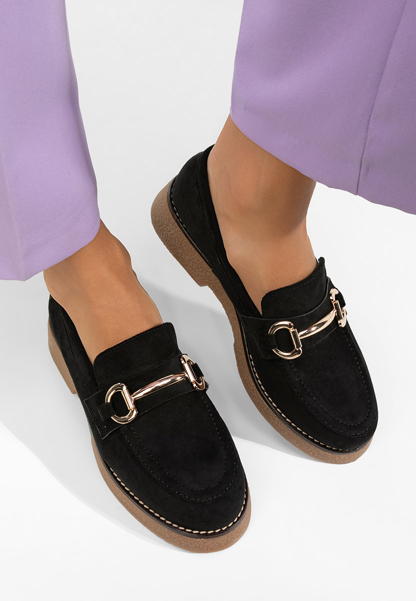 Mocassini da donna Ylenia nero