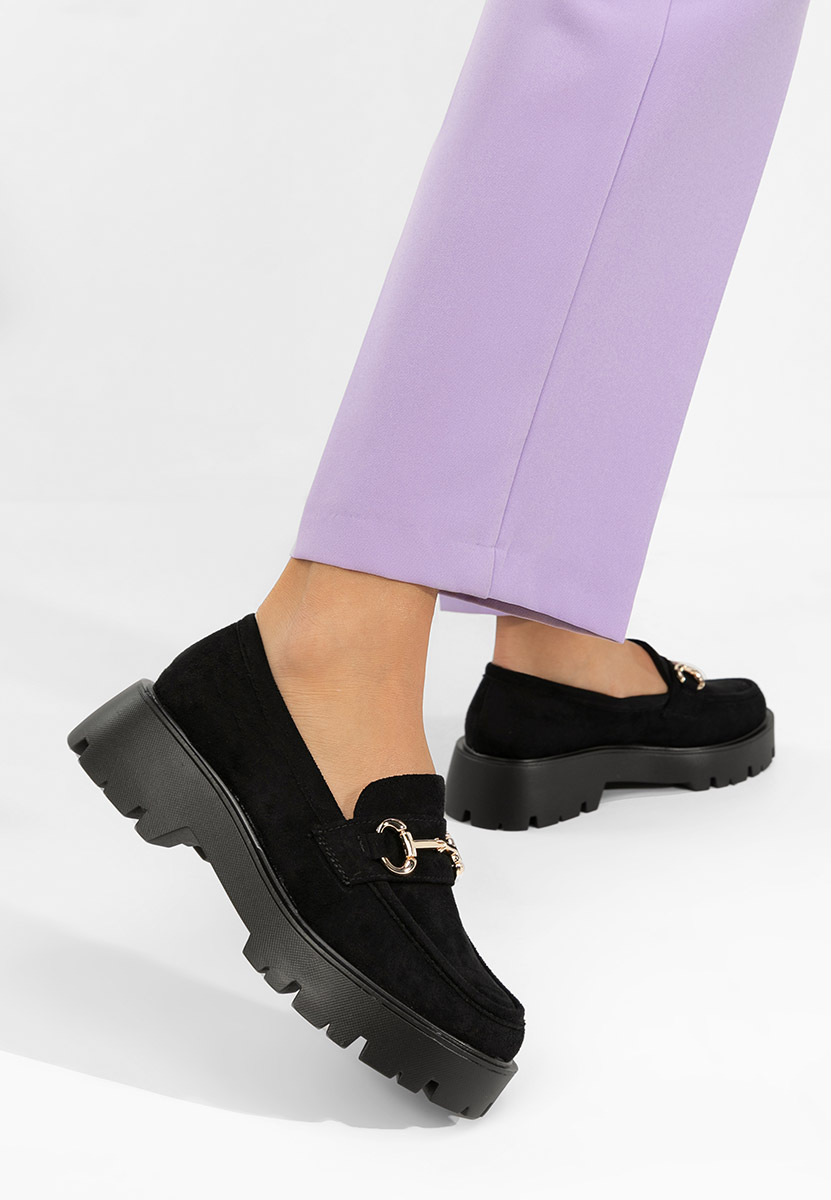 Mocassini con plateau Belvina nero