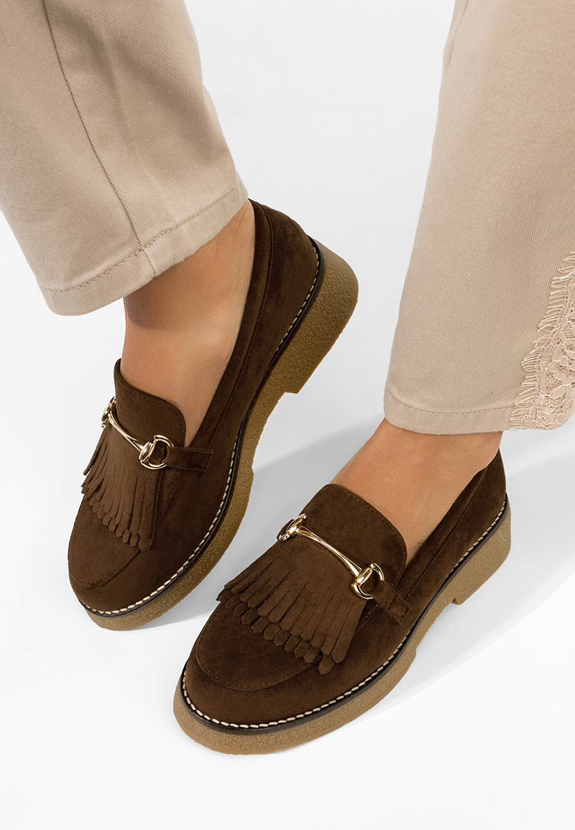 Mocassini da donna Kemily marrone