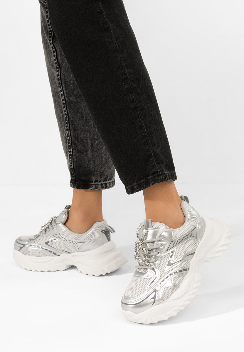 Sneakers donna Eudoria argento