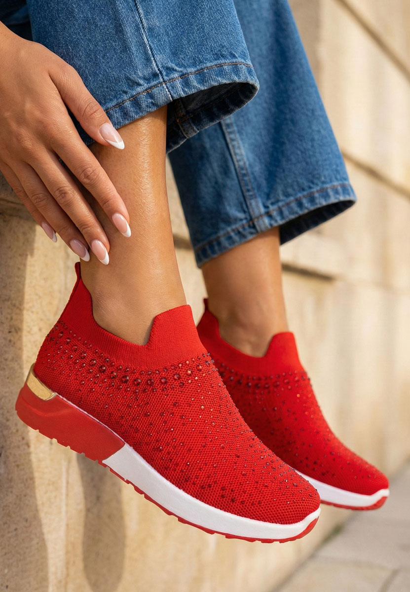 Sneakers donna Marcie rosso