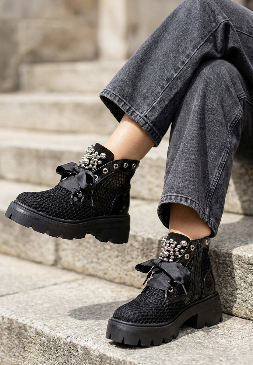 Stivaletti estivi Marcania V2 nero