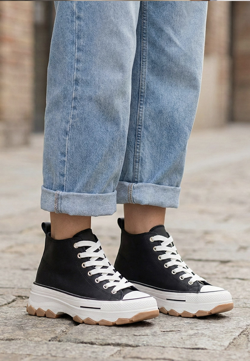 Scarpe da ginnastica con piattaforma Raviana V5 nero