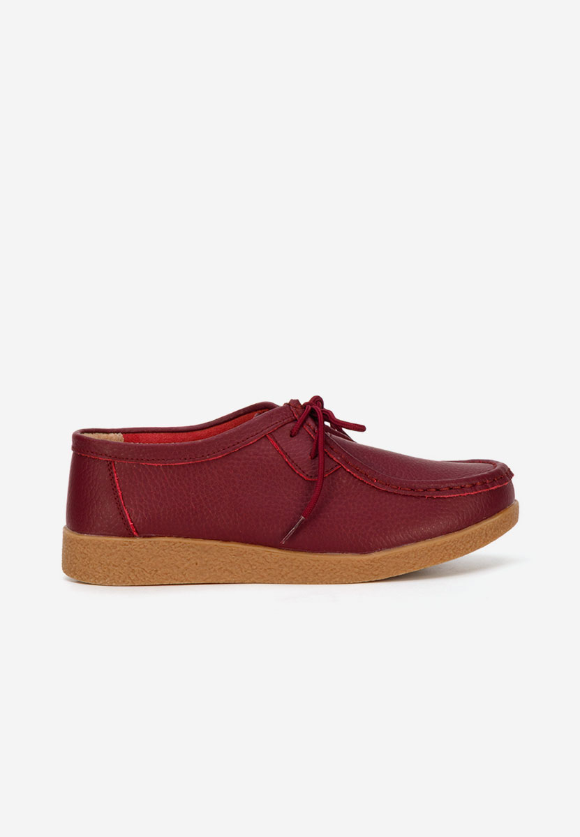 Mocassini da donna Afinia granata