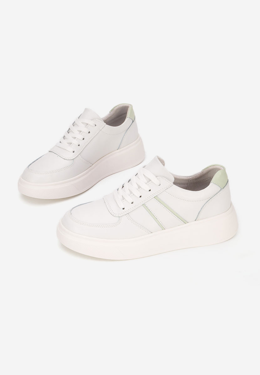 Sneakers con plateau Herera bianchi