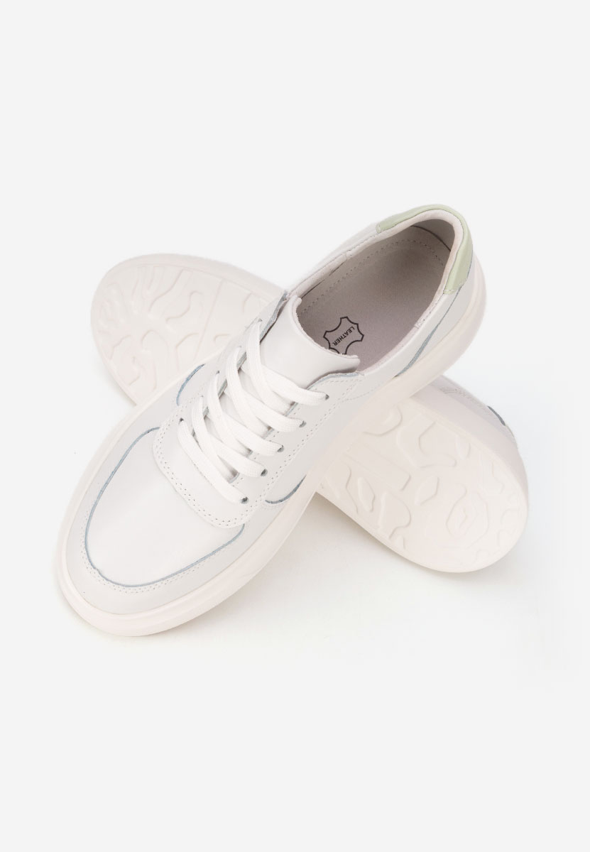 Sneakers con plateau Herera bianchi