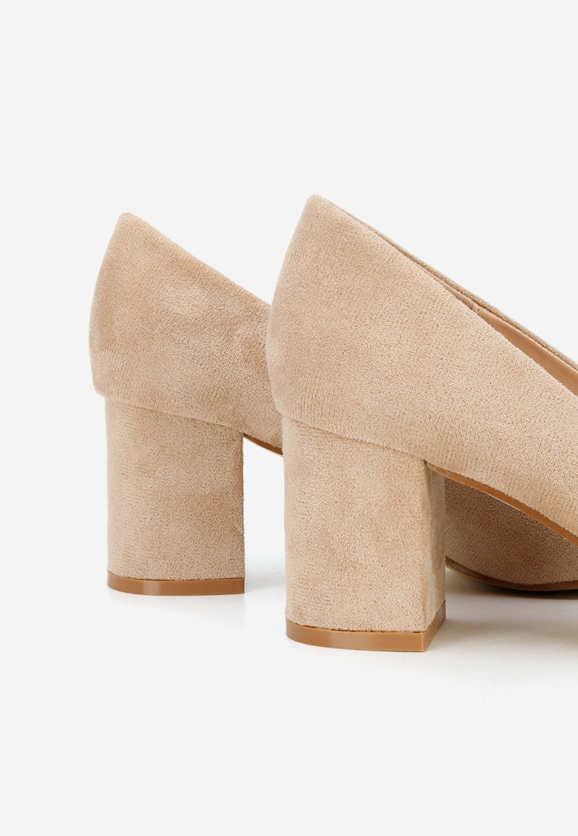 Décolleté tacco largo Jolenia cachi