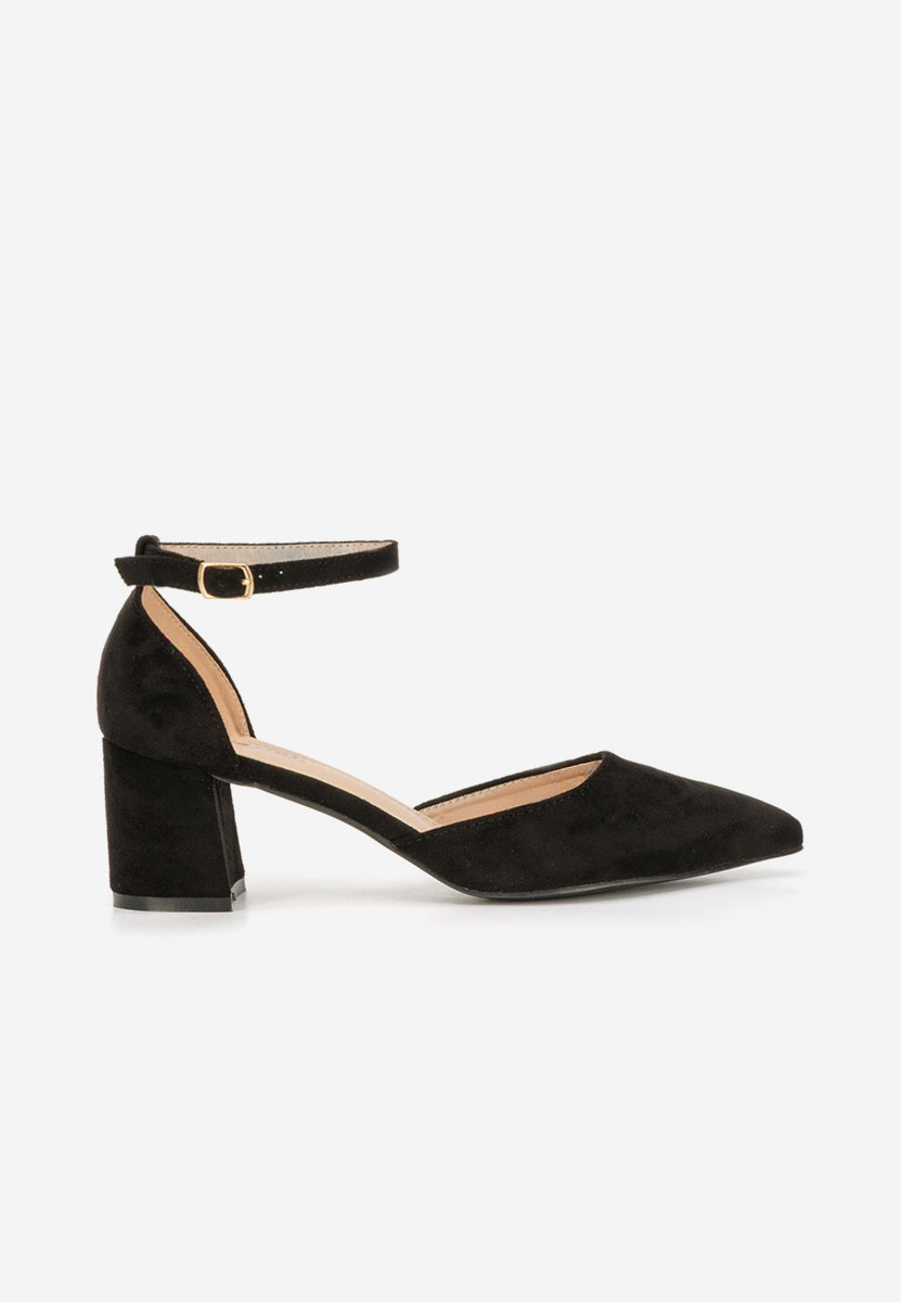 Décolleté tacco largo Elrosa nero