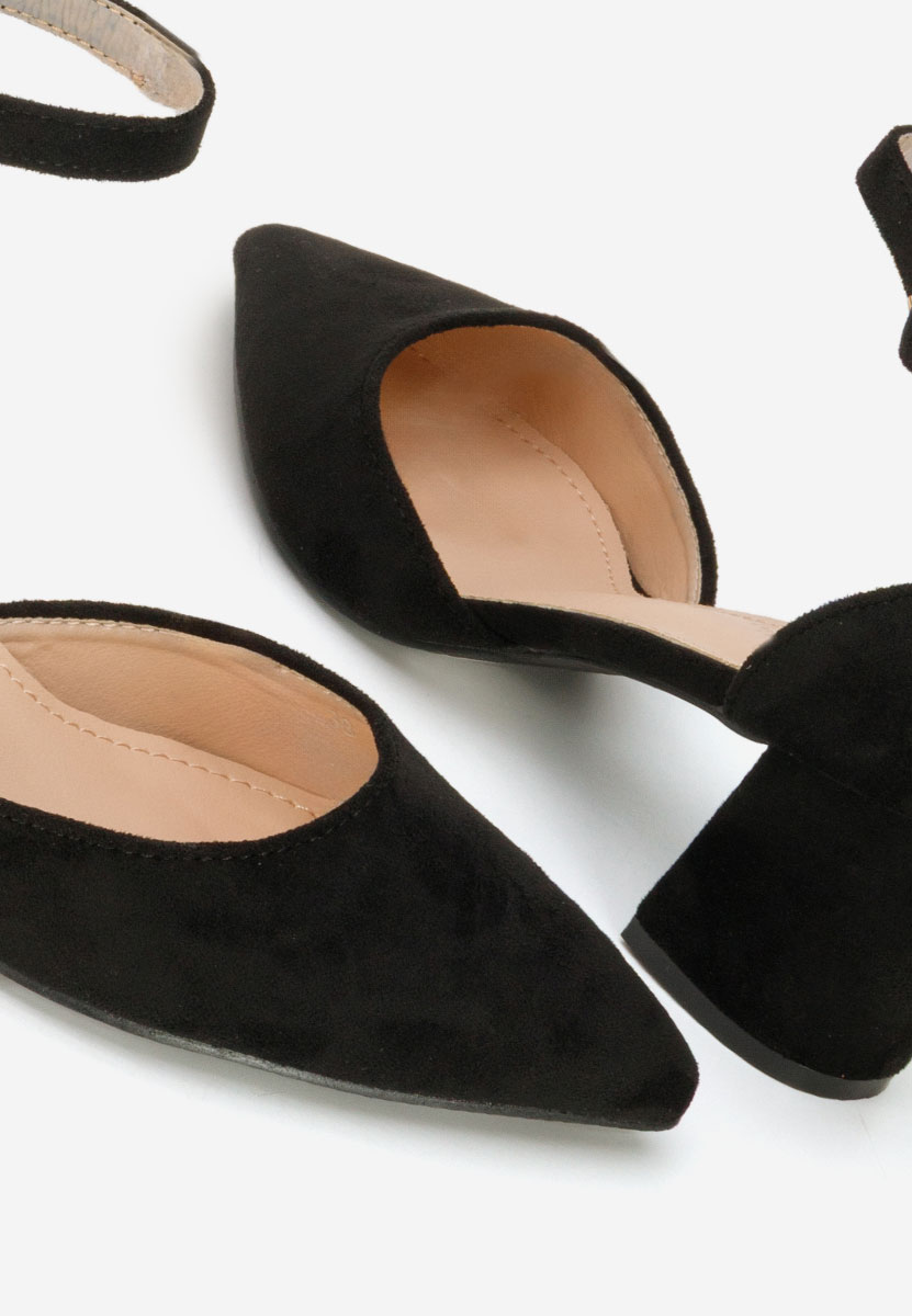 Décolleté tacco largo Elrosa nero