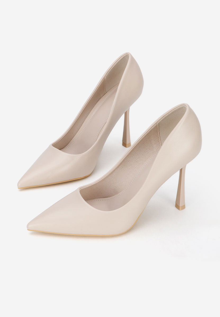 Décolleté tacco a spillo Isabele beige