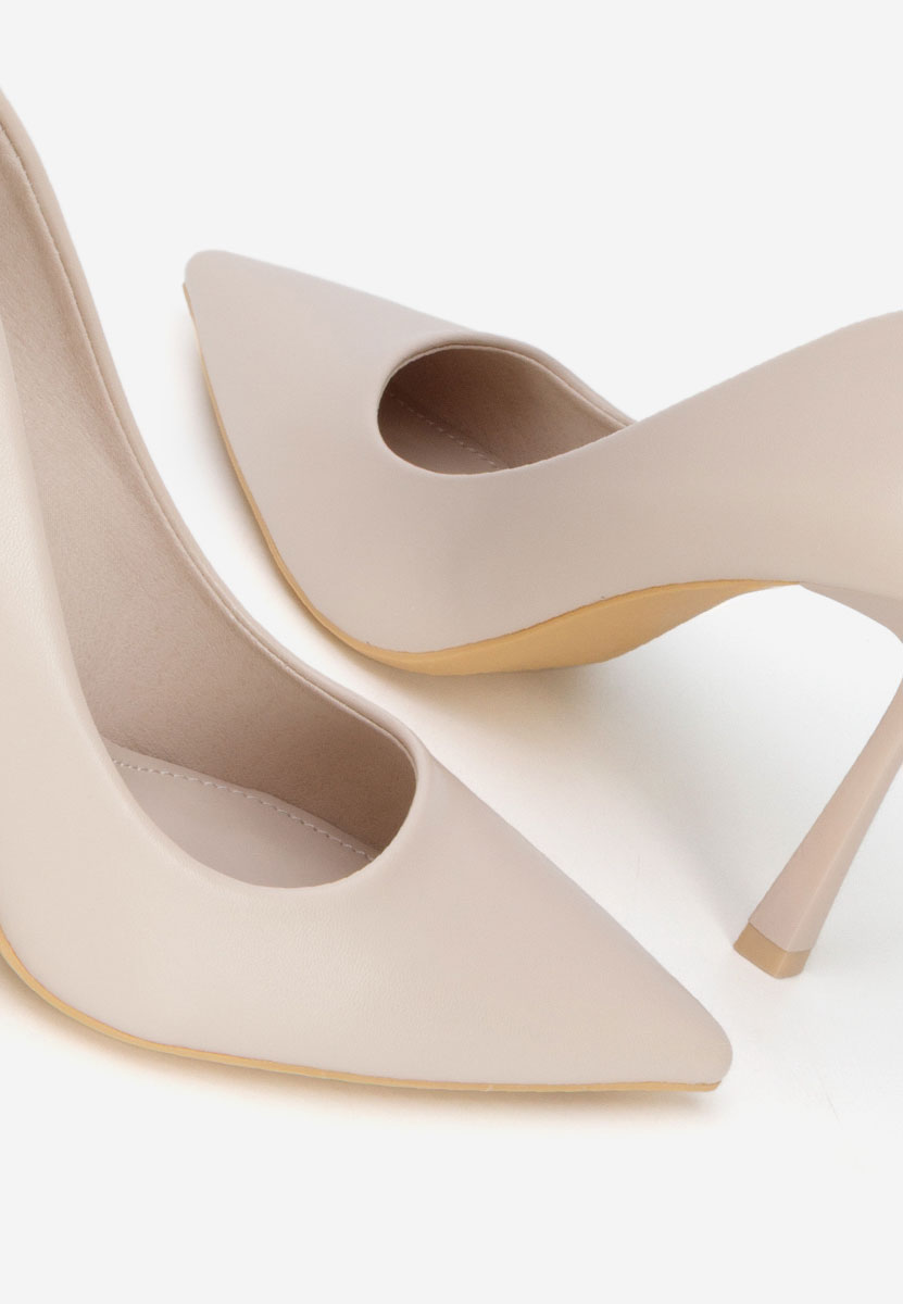 Décolleté tacco a spillo Isabele beige