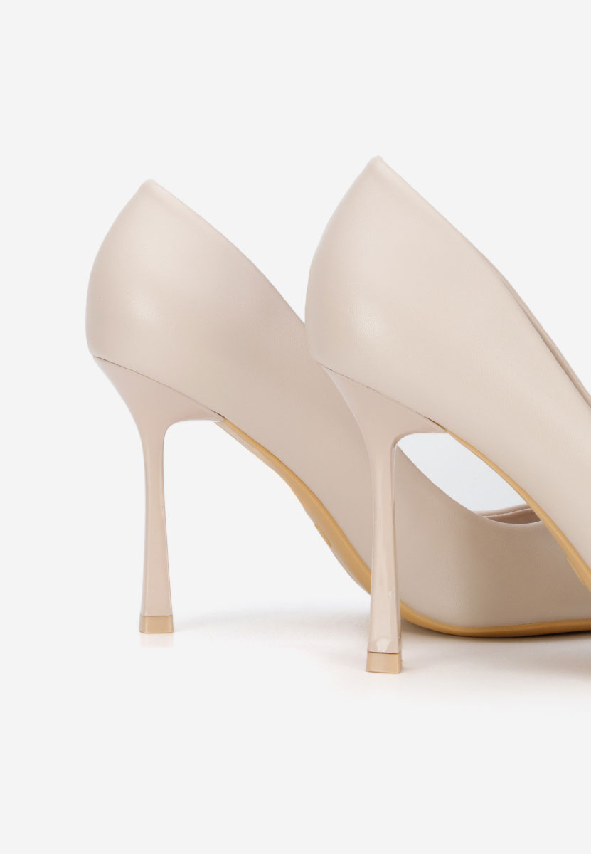 Décolleté tacco a spillo Isabele beige