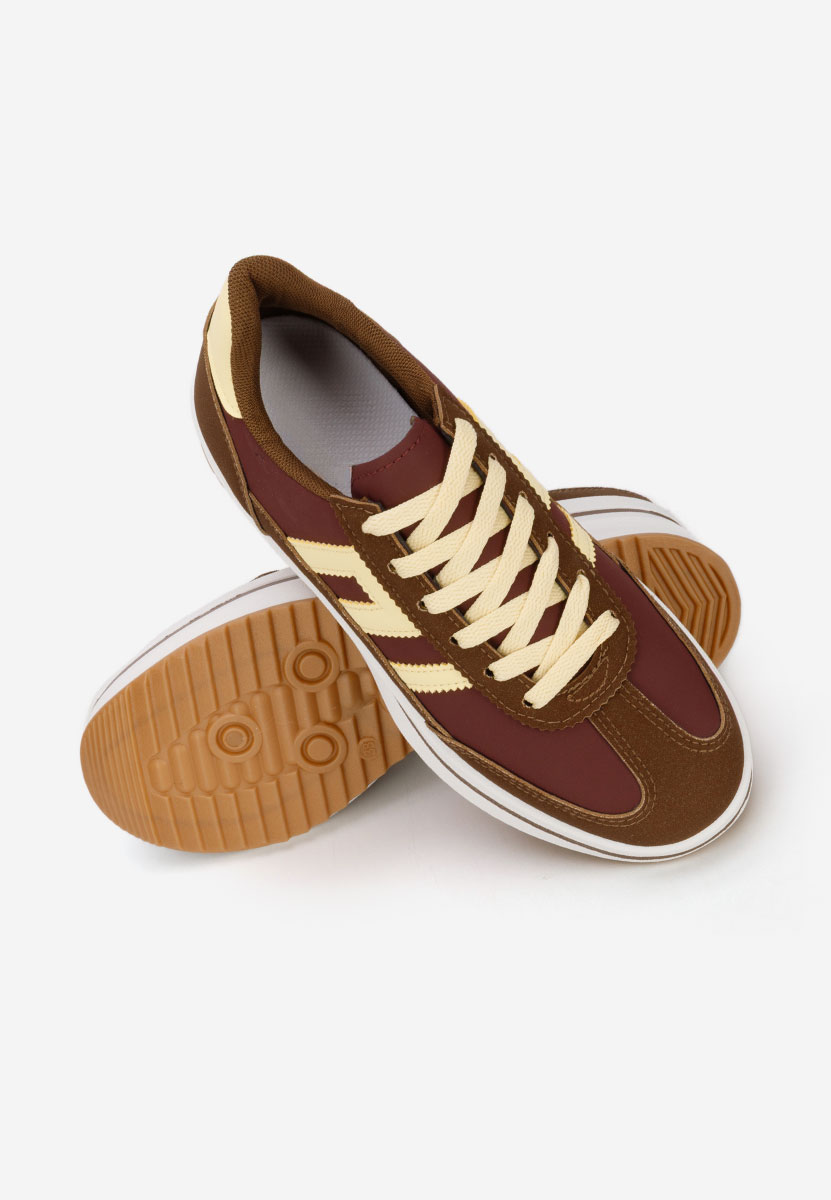 Sneakers con plateau Jesie marrone