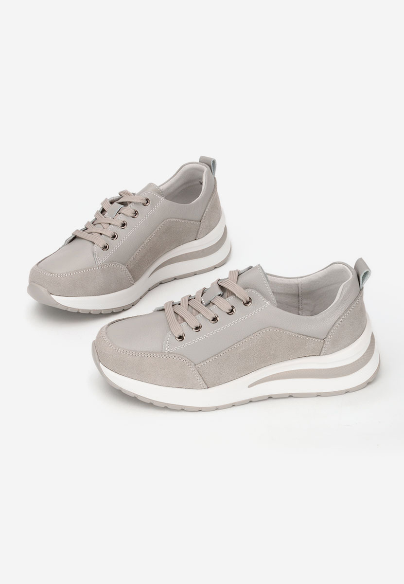 Sneakers con zeppa Janelia grigio