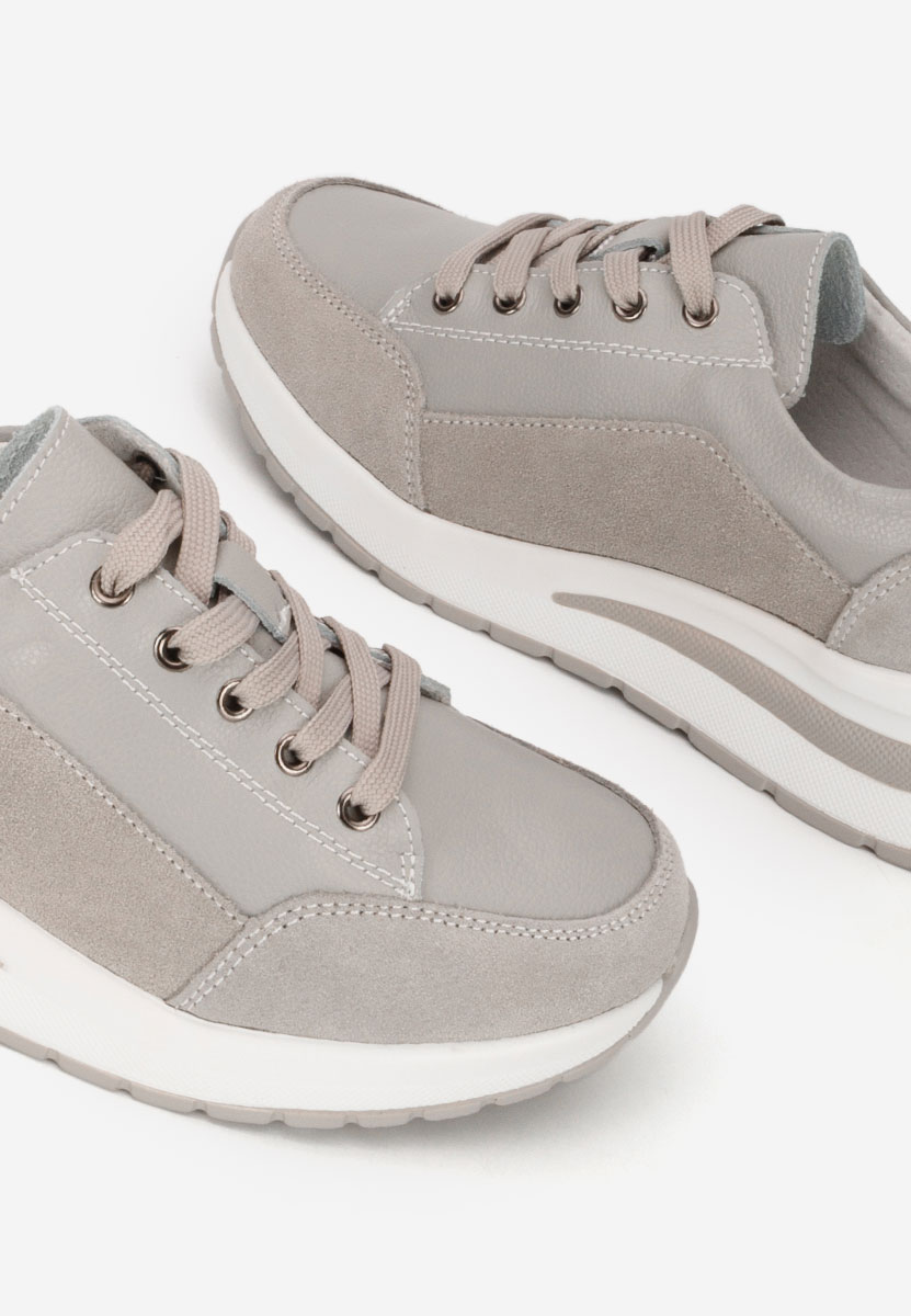 Sneakers con zeppa Janelia grigio