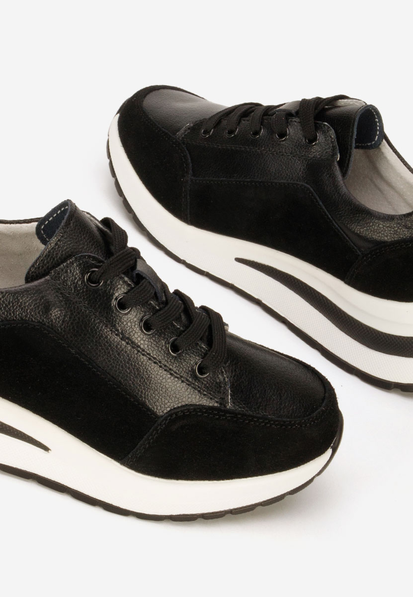 Sneakers con zeppa Janelia nero