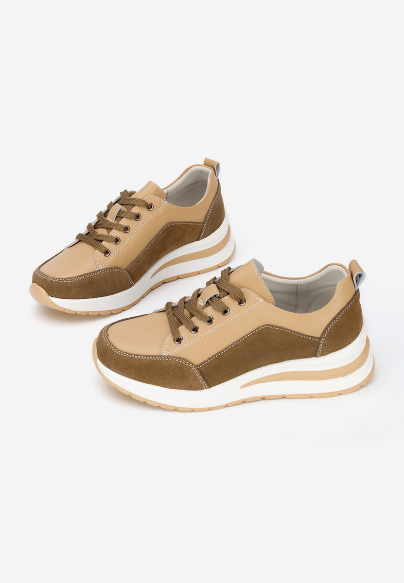 Sneakers con zeppa Janelia cachi
