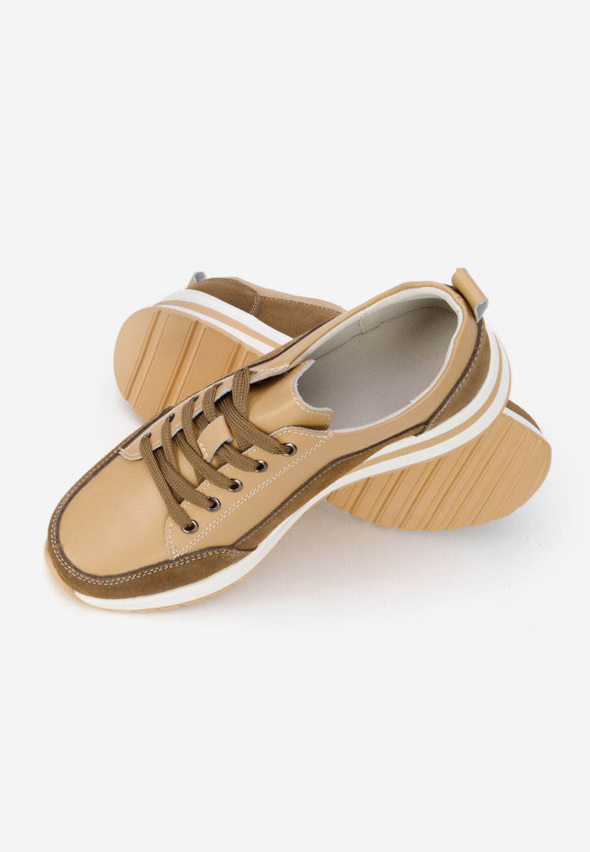 Sneakers con zeppa Janelia cachi