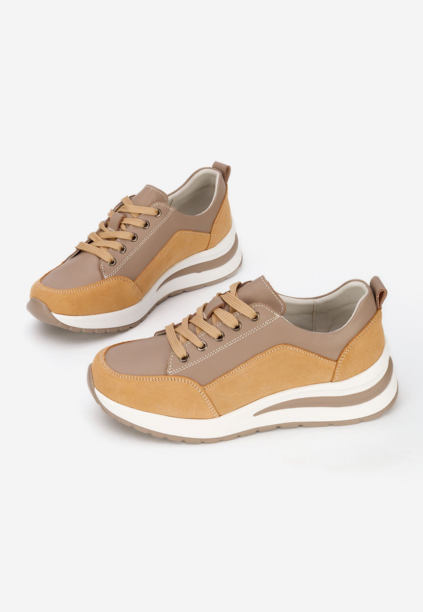 Sneakers con zeppa Janelia beige