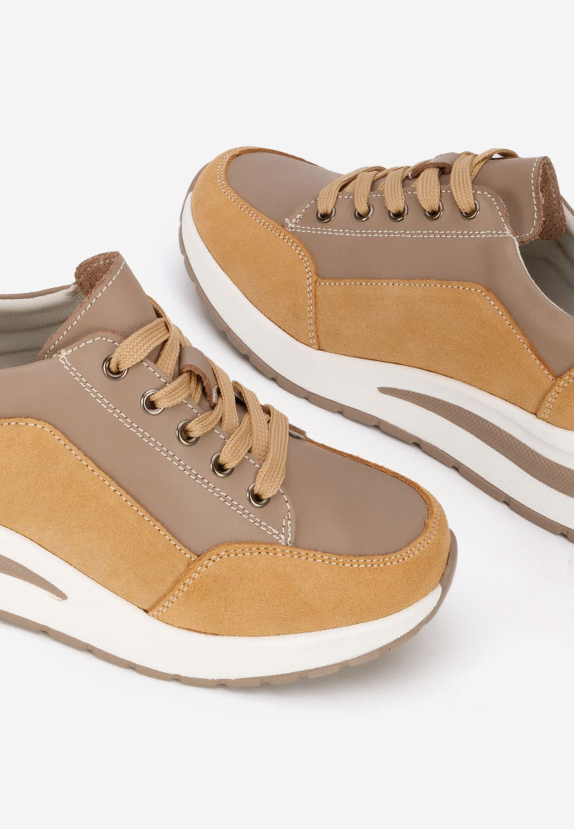 Sneakers con zeppa Janelia beige