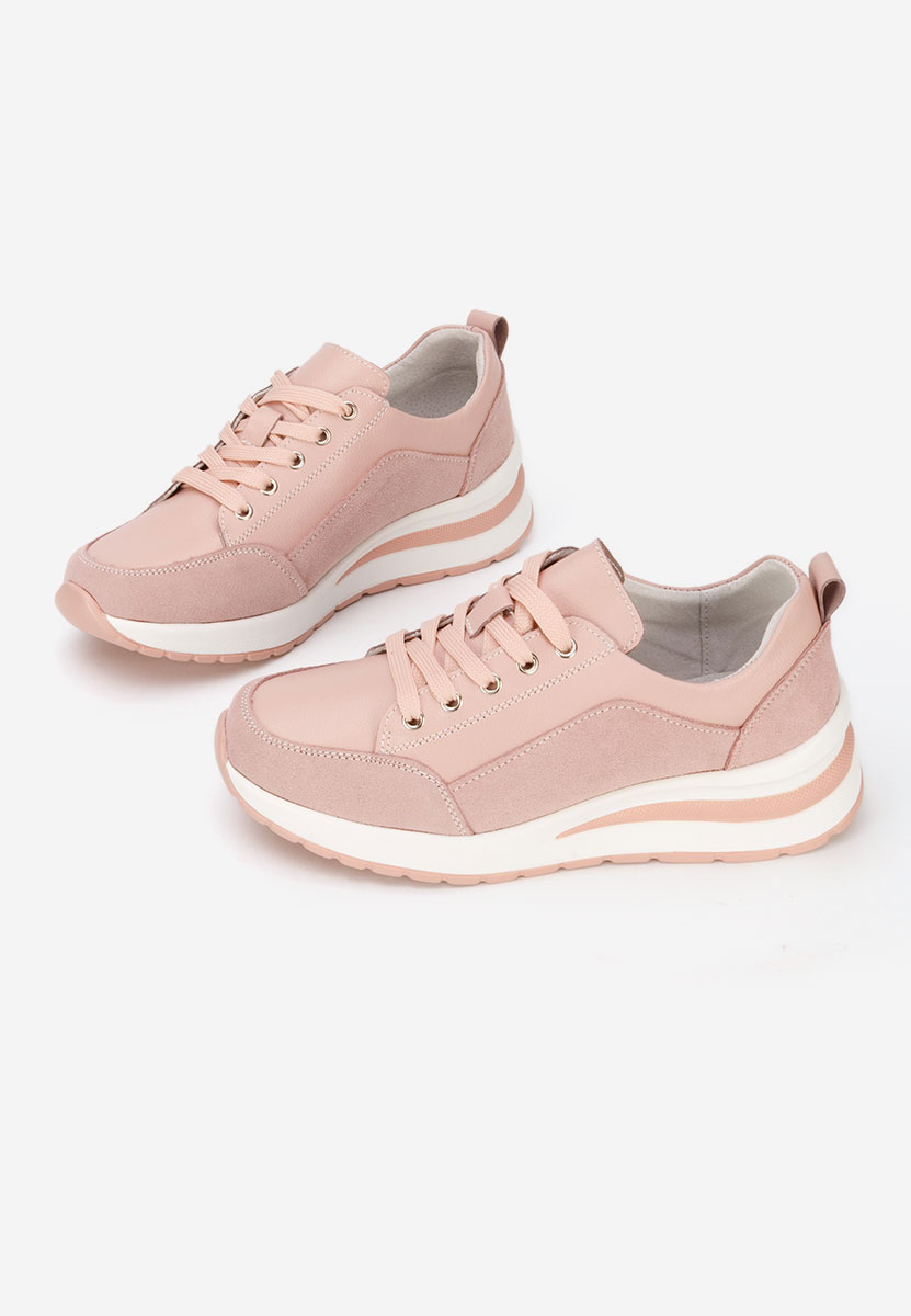 Sneakers con zeppa Janelia rosa