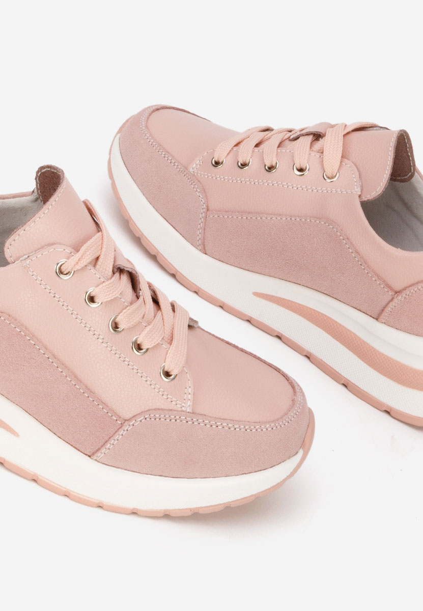 Sneakers con zeppa Janelia rosa