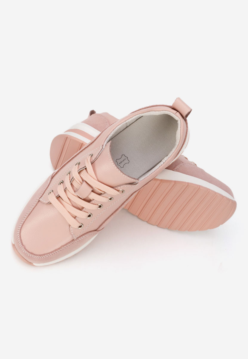 Sneakers con zeppa Janelia rosa