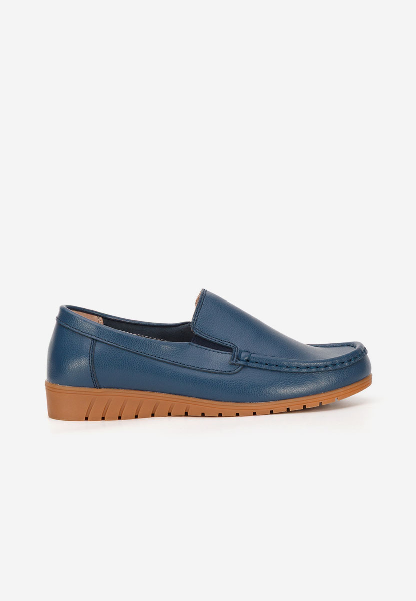 Mocassini donna pelle Panoma blu marine