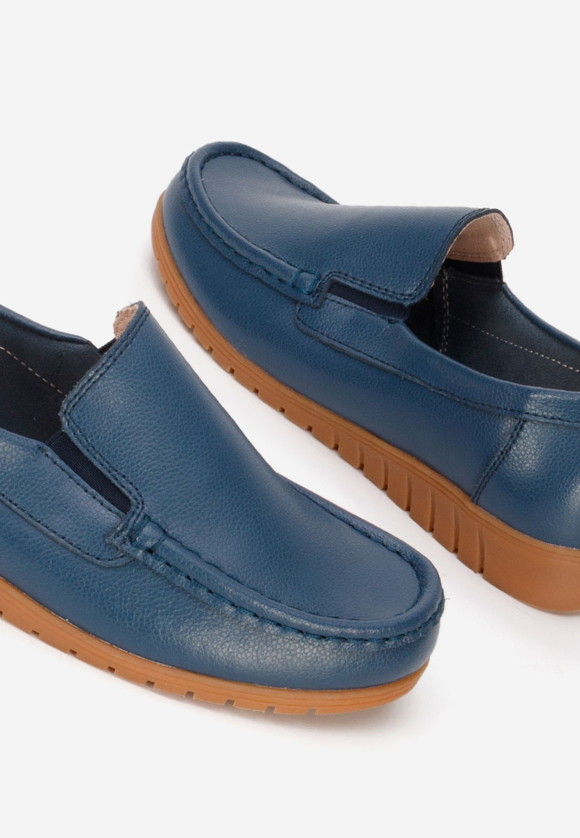 Mocassini donna pelle Panoma blu marine