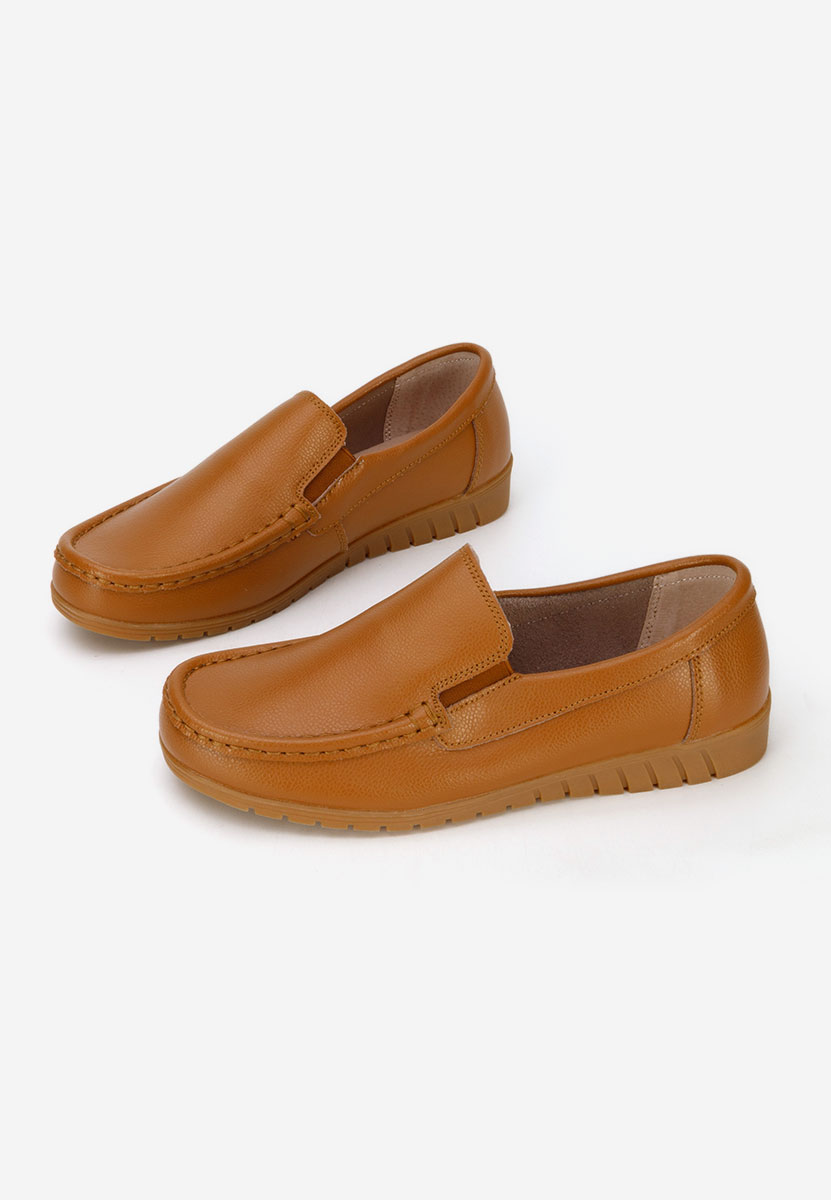 Mocassini donna pelle Panoma camel