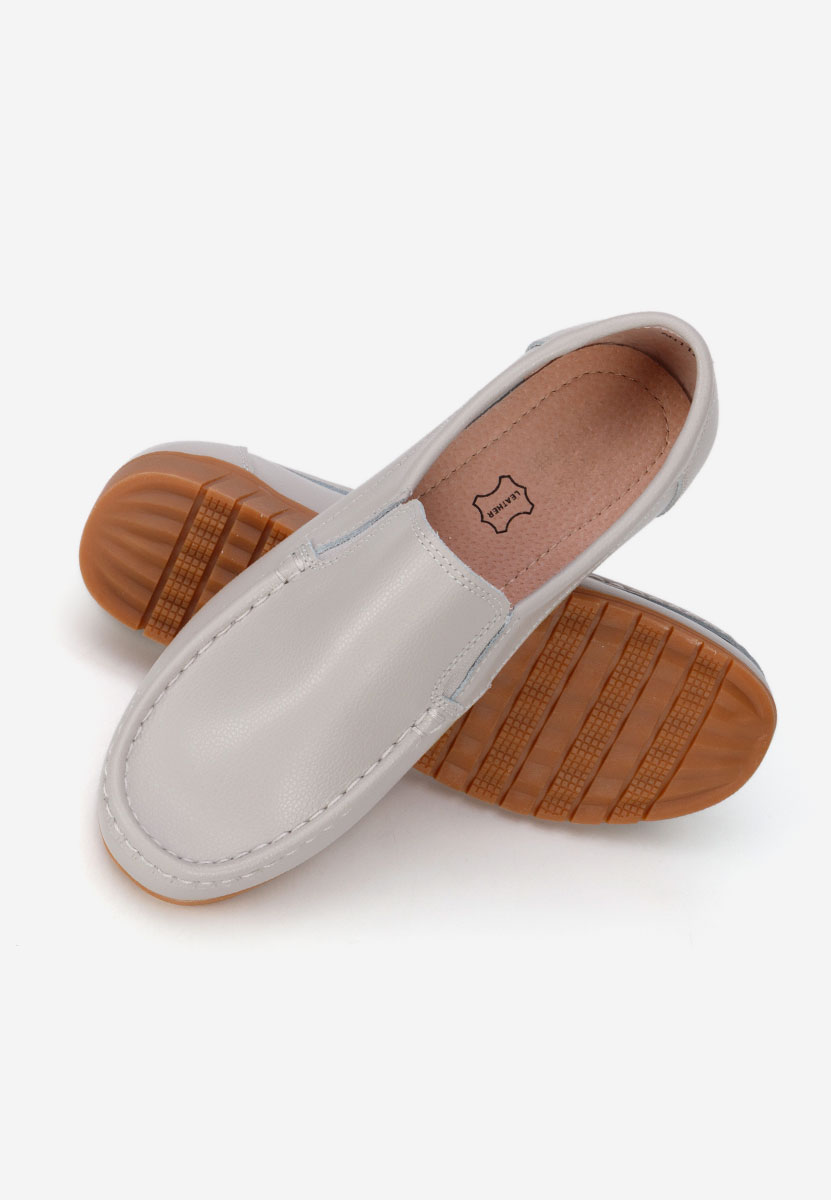 Mocassini donna pelle Panoma grigio