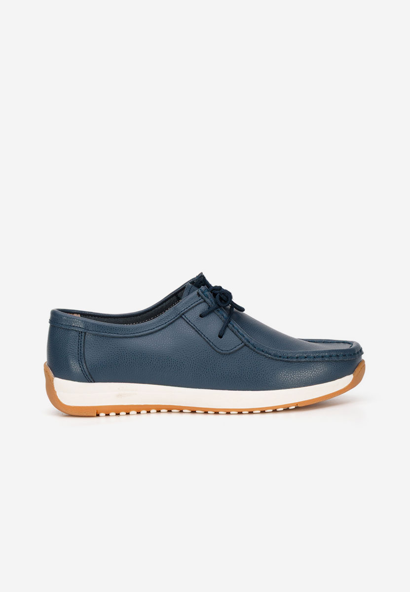 Mocassini pelle Solenia blu marine