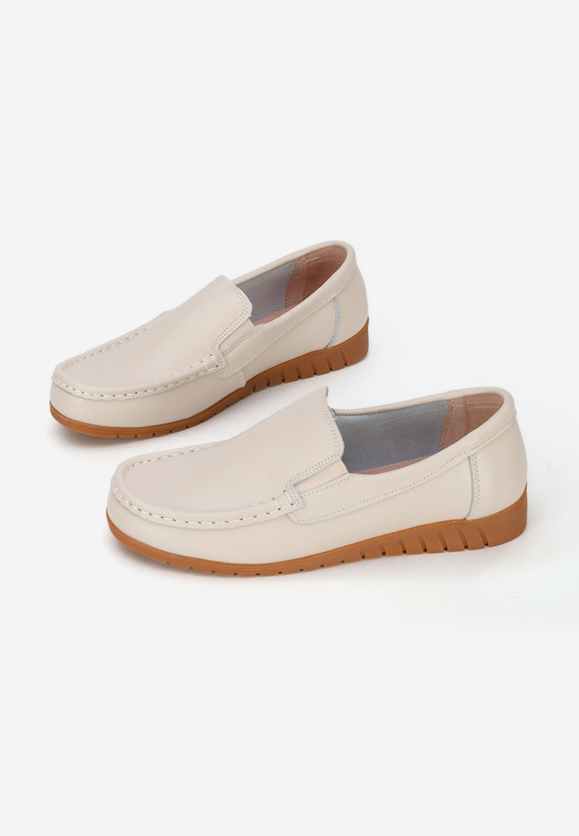 Mocassini donna pelle Panoma beige