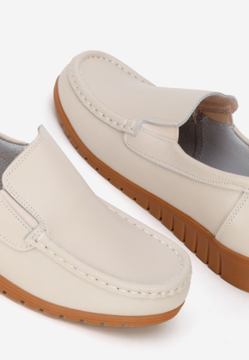 Mocassini donna pelle Panoma beige