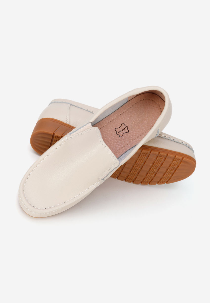 Mocassini donna pelle Panoma beige
