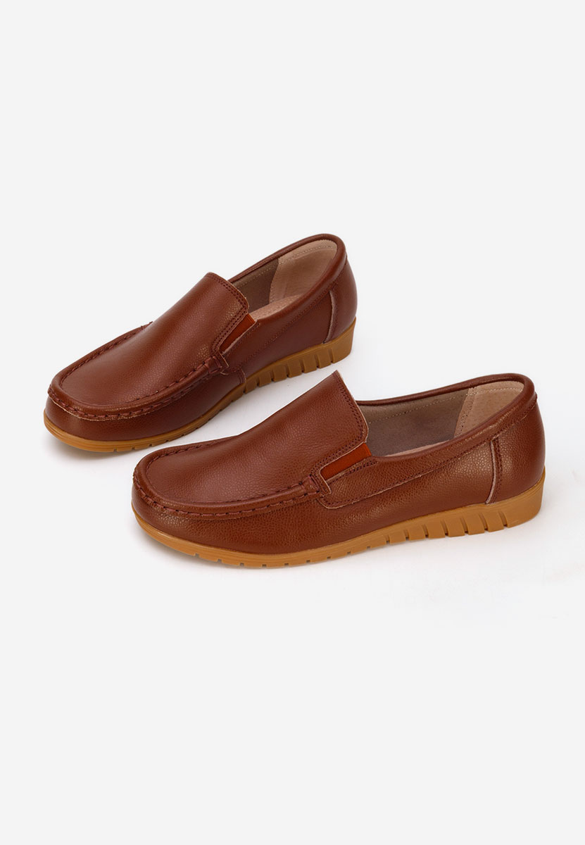 Mocassini donna pelle Panoma marrone