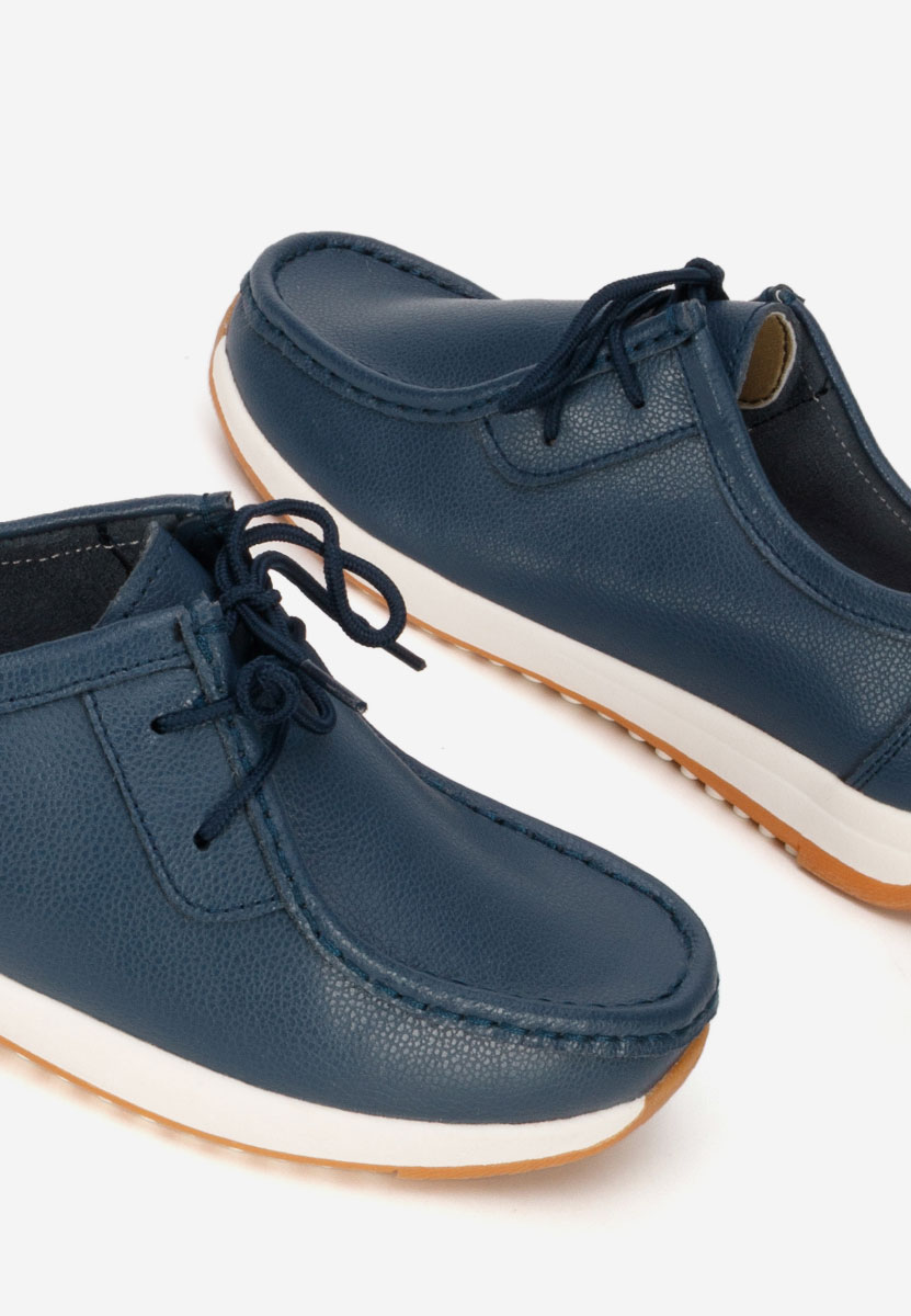 Mocassini pelle Solenia blu marine