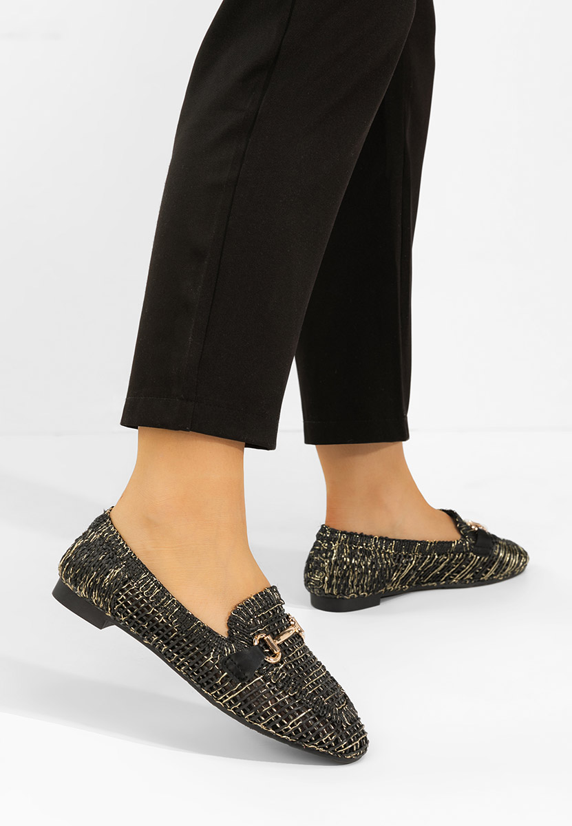 Mocassini da donna Cameilia nero