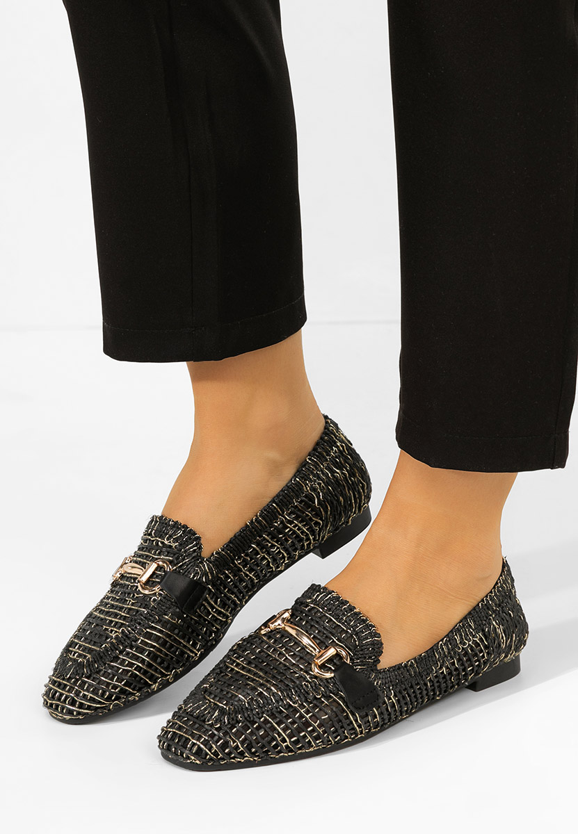 Mocassini da donna Cameilia nero