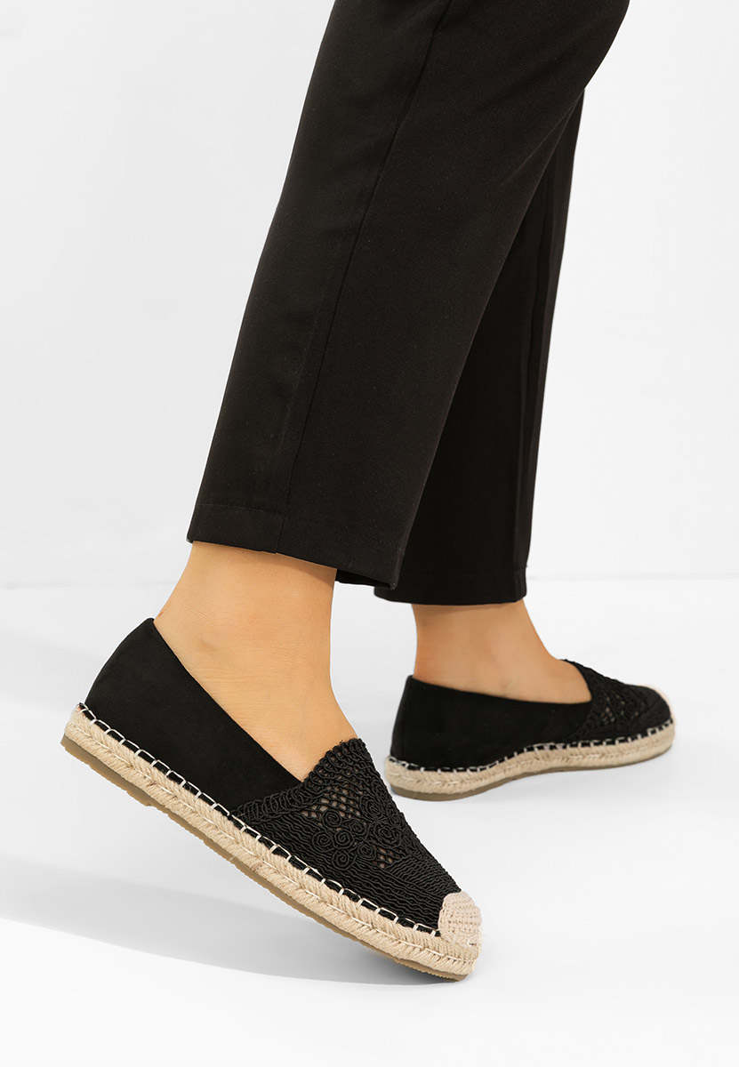 Espadrillas donna Thaisa nero
