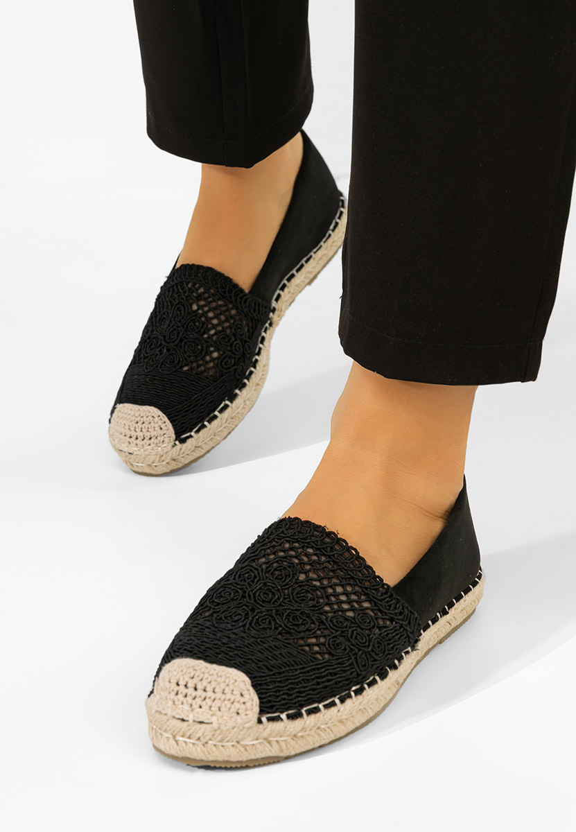 Espadrillas donna Thaisa nero