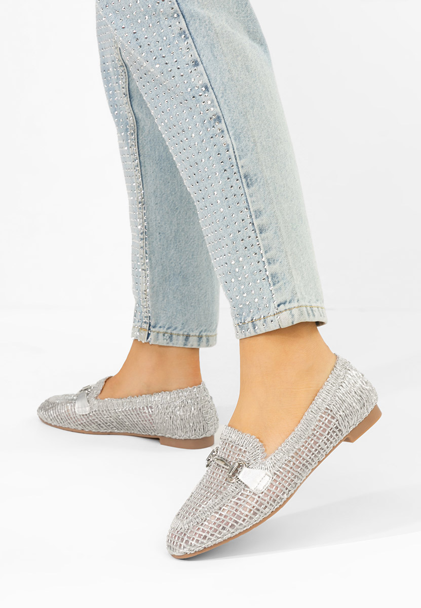 Mocassini da donna Cameilia argento