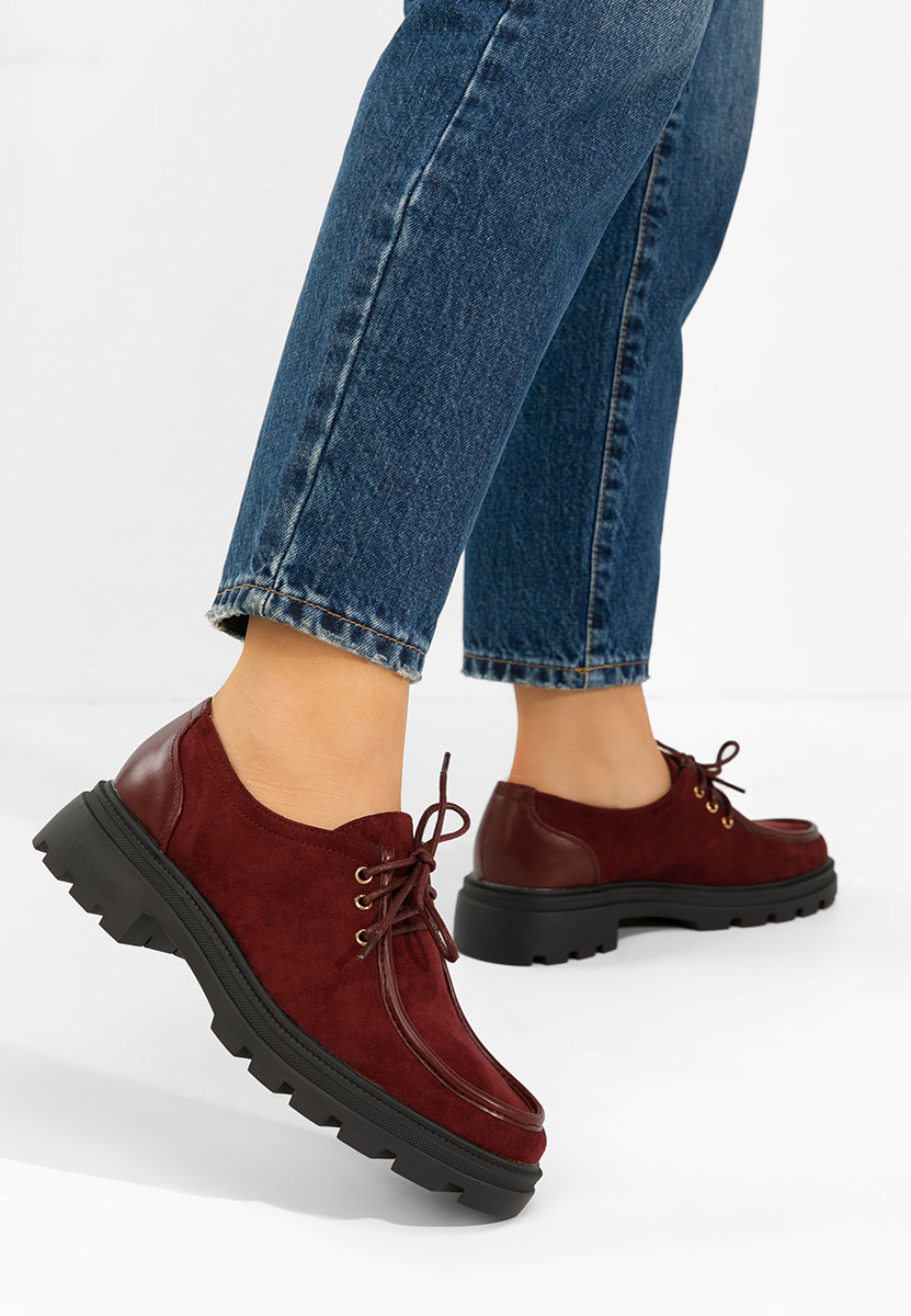 Scarpe basse donna Seliora granata